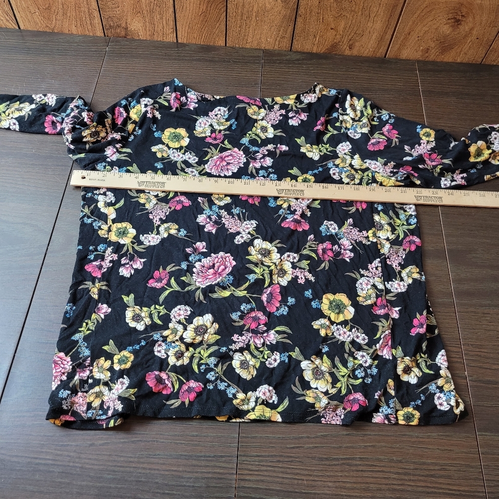 J.Jill wearever collection floral blouse - Picture 5 of 5